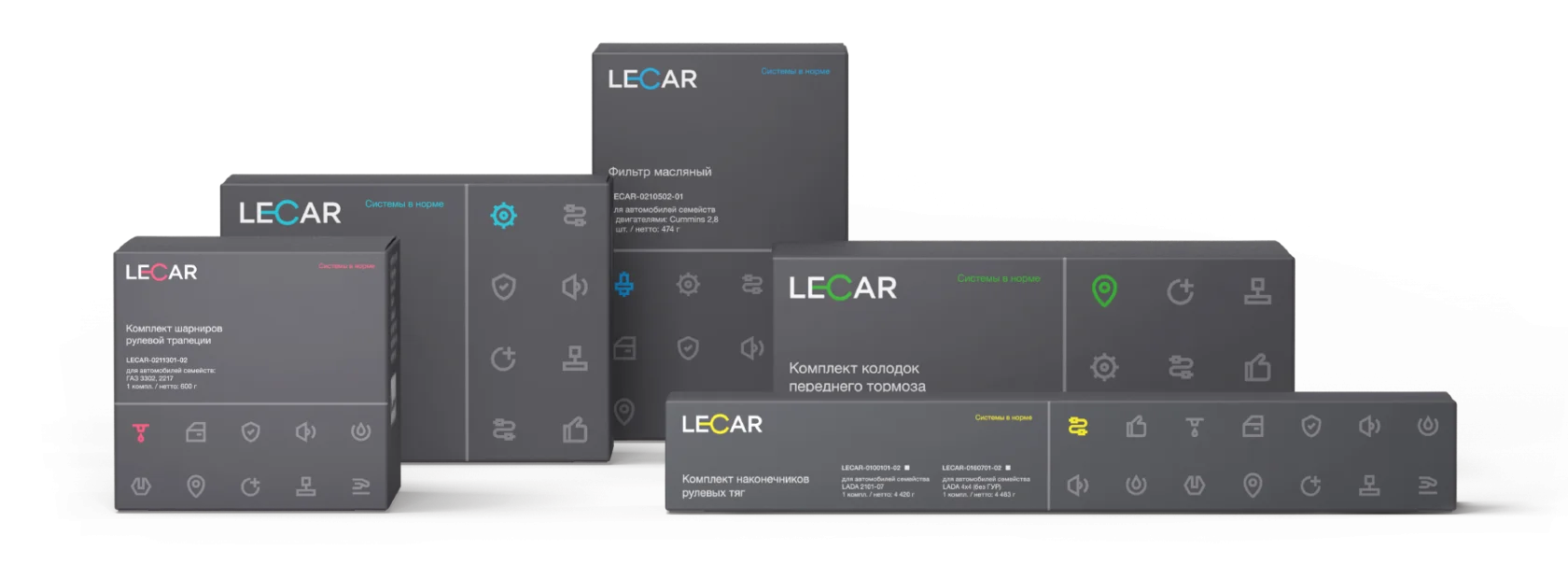 Фирменная продукция LECAR